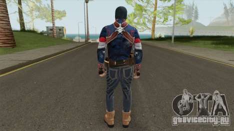 Skin Random 144 (Outfit Captain America) для GTA San Andreas
