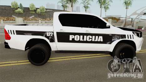 Toyota Hilux POLICIJA BiH для GTA San Andreas