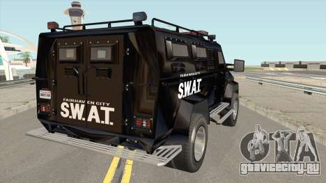NFS MW 2012 SWAT Van для GTA San Andreas