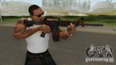CS:GO M4A1 (Redtiger Skin) для GTA San Andreas