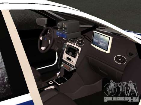 Ford Focus ОБ ГИБДД Winter Edition для GTA San Andreas