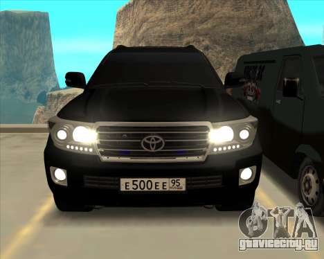 Toyota Land Cruiser 200 2013 для GTA San Andreas