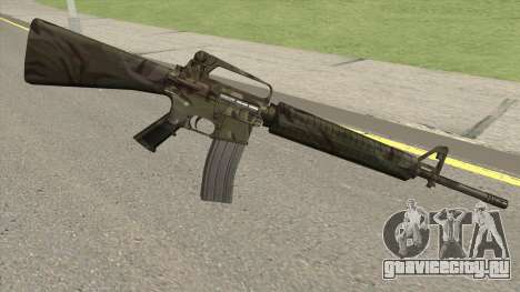 M16A2 Full Jungle Camo (Ext Mag) для GTA San Andreas