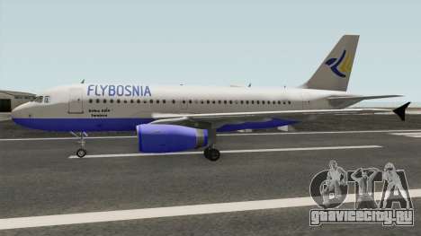 FLYBOSNIA Airbus A319 V2 для GTA San Andreas