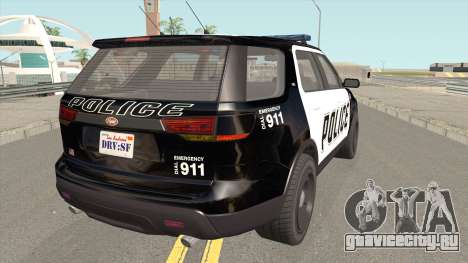 Vapid Police Cruiser Utility GTA V для GTA San Andreas