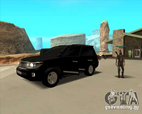 Toyota Land Cruiser 200 2013 для GTA San Andreas