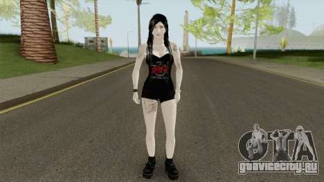 Metal Girl Skin для GTA San Andreas