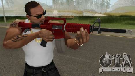 CS:GO M4A1 (Red Skin) для GTA San Andreas