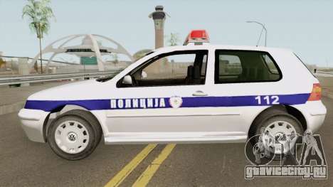 Volkswagen Golf IV Policija Republike Srpske для GTA San Andreas