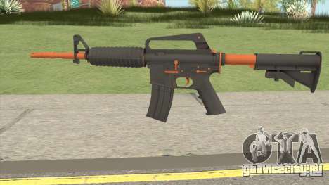 CS:GO M4A1 (Orange Accents Skin) для GTA San Andreas