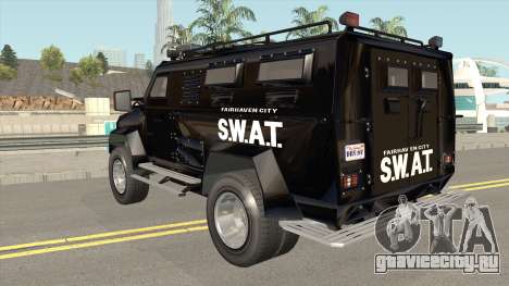 NFS MW 2012 SWAT Van для GTA San Andreas
