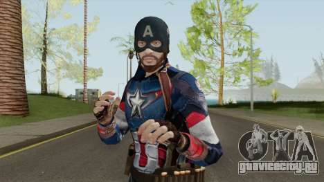 Skin Random 144 (Outfit Captain America) для GTA San Andreas