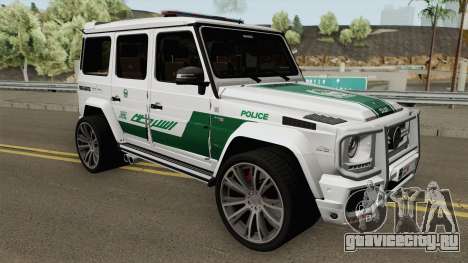 Mercedes-Benz G700 Brabus Widestar Dubai Police для GTA San Andreas