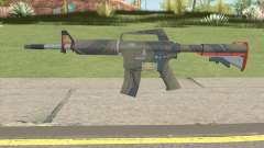 CS:GO M4A1 (Brifing Skin) для GTA San Andreas