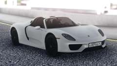 Porsche 918 Spyder White для GTA San Andreas