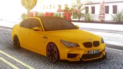 BMW M5 E60 Yellow для GTA San Andreas