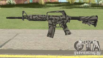 CS:GO M4A1 (Zebra Dark Skin) для GTA San Andreas