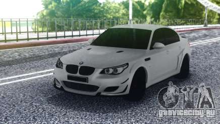 BMW M5 E60 White Sedan для GTA San Andreas