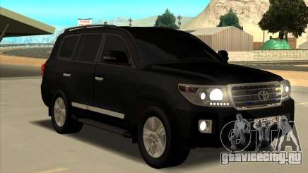 Toyota Land Cruiser 200 2013 Black для GTA San Andreas