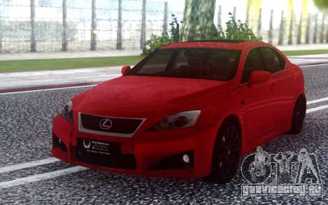 Lexus IS-F 2008-2012 для GTA San Andreas