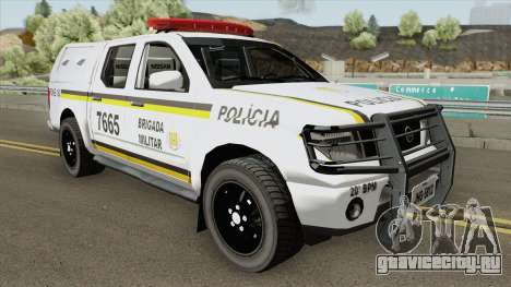 Nissan Frontier Brazilian Police (Clean) для GTA San Andreas