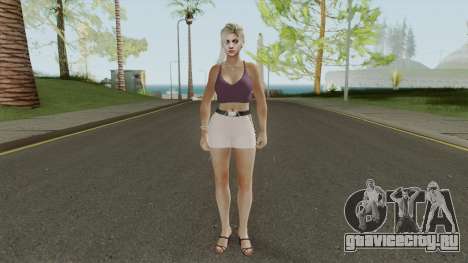 Jill Valentine Casual V1 для GTA San Andreas