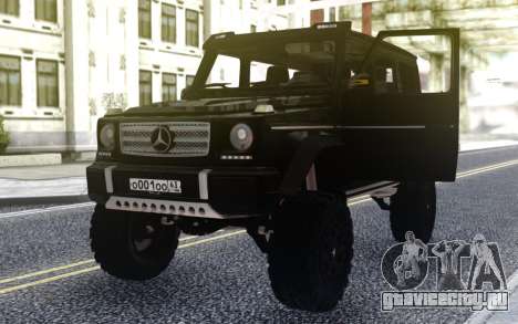 Mercedes-Benz G500 4х4 Black для GTA San Andreas