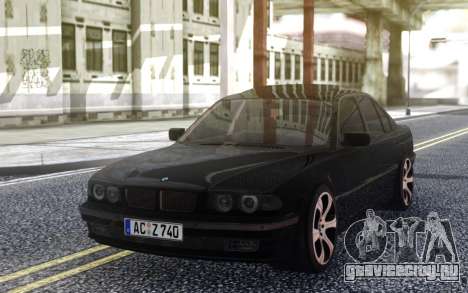 BMW 740i E38 BLACK для GTA San Andreas
