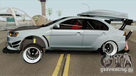 Mitsubishi Lancer Evolution X Hellaflush 2015 для GTA San Andreas