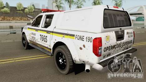 Nissan Frontier Brazilian Police (Dirty) для GTA San Andreas