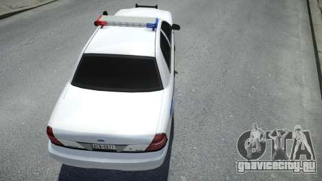 Ford Crown Victoria Woodville Police 2011 для GTA 4