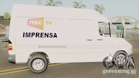 Mercedes-Benz Sprinter NSC TV для GTA San Andreas