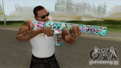 M4 (Cartoon Skin) для GTA San Andreas