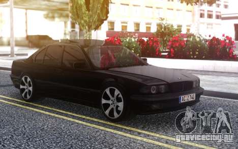 BMW 740i E38 BLACK для GTA San Andreas