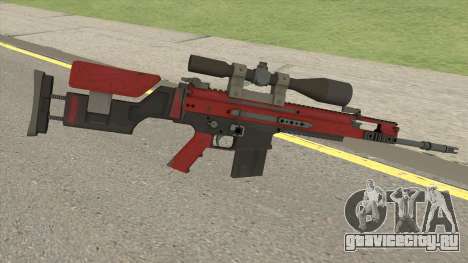 CS-GO SCAR-20 (Webs Darker Skin) для GTA San Andreas