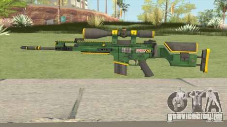 CS-GO SCAR-20 (Powercore Skin) для GTA San Andreas