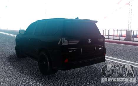 Lexus LX570 Superior Black Edition для GTA San Andreas