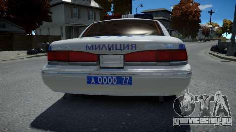 Ford Crown Victoria Moscow Police 1995 для GTA 4