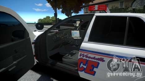 Ford Crown Victoria Woodville Police 2011 для GTA 4