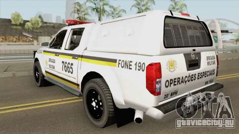 Nissan Frontier Brazilian Police (Clean) для GTA San Andreas