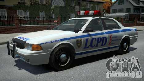 Vapid Police Cruiser для GTA 4