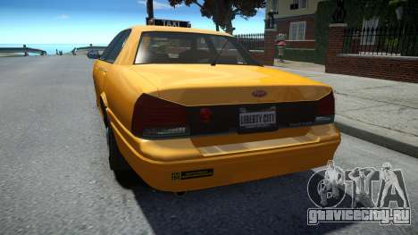 Vapid Stanier Modern Taxi для GTA 4