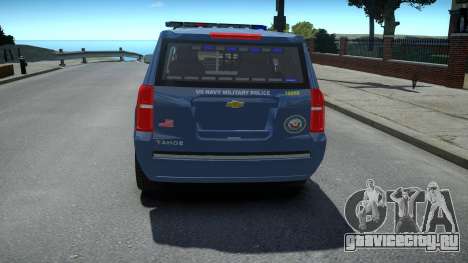 Chevrolet Tahoe US NAVY Military Police для GTA 4