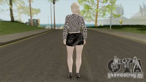 Helena Casual Black Skirt для GTA San Andreas