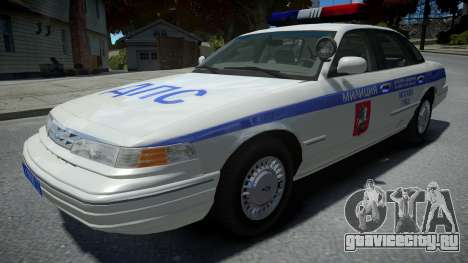 Ford Crown Victoria Moscow Police 1995 для GTA 4