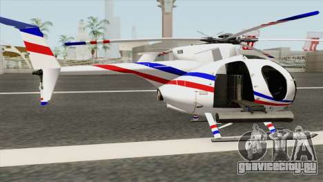 AH-6J Little Bird GBS News Chopper для GTA San Andreas