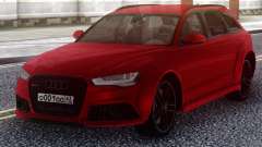 Audi RS6 Avant Red для GTA San Andreas