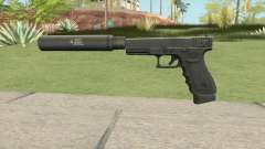 Contract Wars Glock 18 Suppressed для GTA San Andreas