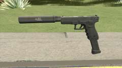 Contract Wars Glock 18 Extended Suppressed для GTA San Andreas
