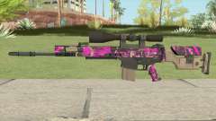 CS-GO SCAR-20 (Blaze Pink Skin) для GTA San Andreas